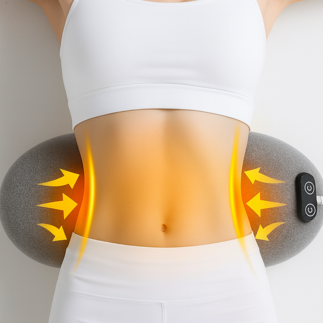 עיסוי+ | כרית טיפול 3 ב 1 להקלה על כאבים בגב התחתון